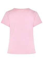 YOURS Plus Size Pink Interlock T-Shirt | Yours Clothing 6