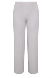 LTS Tall Light Grey Textured Elasticated Wide Leg Trousers