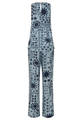 LTS Tall Women's Set Blue Coastal Print Top & Wide Leg Trousers | Long Tall Sally 6