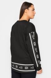 Evans Black Evans Sports Stripe Sweatshirt 2