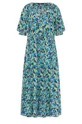 YOURS Plus Size Green Floral Tiered Dress | Yours Clothing 5