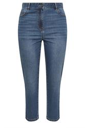 EVANS Jeans in Blau mit mittlerer Waschung und geradem Bein