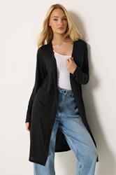 M&Co Black Long Sleeve Open Front Cardigan | M&Co 3