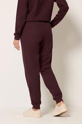 LTS Tall Women's Dark Cherry Red Cuffed Joggers | Long Tall Sally 2
