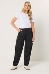 LTS Tall Women's Black Barrel Leg Trousers | Long Tall Sally 3