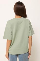 PixieGirl Petite Women's Sage Green Paisley Cotton T-Shirt | PixieGirl 2