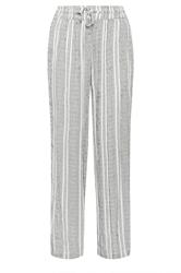 M&Co White Stripe Wide Leg Trousers | M&Co 5