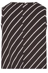 YOURS Plus Size Chocolate Brown Stripe Vest Top | Yours Clothing 2