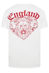 BadRhino Big & Tall White England T-Shirt | BadRhino 7