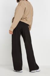 PixieGirl Petite Women's Black Cotton Wide Leg Yoga Pants | PixieGirl  2