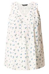 YOURS witte top met bloemenprint