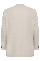 BadRhino Tailoring Big & Tall Oatmeal Brown Linen Suit Jacket | BadRhino 9