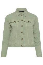 Buy Sage Green Denim Jacket from Next Ireland