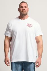 BadRhino Big & Tall White England T-Shirt | BadRhino 3