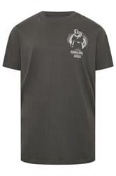 BadRhino Big & Tall Grey Mandalorian & Grogu Graphic T-Shirt
