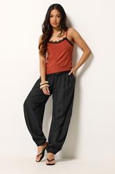 PixieGirl Petite Women's Black Harem Trousers | PixieGirl 3