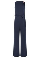 LTS Tall Navy Blue Belted Wide Leg Jumpsuit
