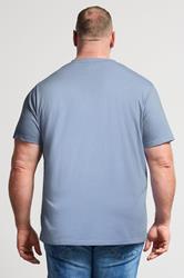 BadRhino Big & Tall Navy Blue 5 Pack V-Neck T-Shirts | BadRhino 5