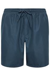 BadRhino Big & Tall bañador bermuda azul marino liso