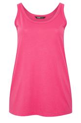 YOURS Curve Pink Core Vest Top