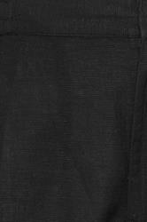 BadRhino Big & Tall Black Linen Formal Trousers | BadRhino 5