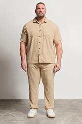 BadRhino Big & Tall Natural Brown Corduroy Trousers | BadRhino 1