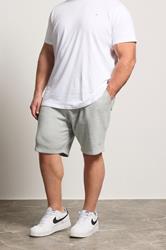 BadRhino Big & Tall Grey Jogger Shorts | BadRhino 3