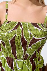 LIMITED COLLECTION Plus Size Green Palm Leaf Vest Top | Yours Clothing 5