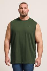 BadRhino Big & Tall Black/White/Navy/Khaki/Grey 5 Pack Extra Long Muscle Vests | BadRhino 2