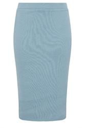 LIMITED COLLECTION Curve Blue Knitted Skirt