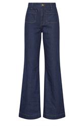 LTS Tall Women's Women's Indigo Blue Pocket Wide Leg Cotton Jeans | Long Tall Sally 5