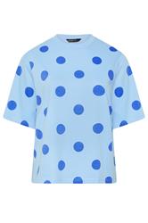 LIMITED COLLECTION blauw T-shirt met stippen
