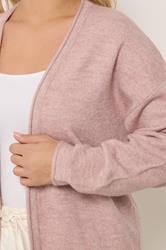 YOURS Plus Size Pink Soft Touch Knitted Cardigan | Yours Clothing 4