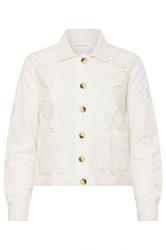 PixieGirl Petite Women's White Embroidered Cotton Jacket | PixieGirl 6