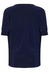 STAR Navy Blue Neck Top | StarByJM 2
