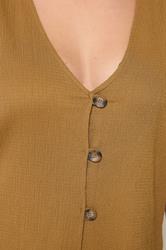 YOURS Plus Size Natural Brown Textured Waistcoat | Yours Clothing 4