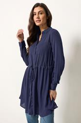 M&Co Navy Blue Tunic Shirt Dress | M&Co 3
