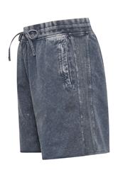 LTS Tall Women's Navy Blue Acid Wash Shorts | Long Tall Sally 6