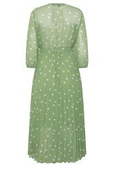STAR Green Polka Dot Pleated Dress | StarByJM 6