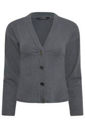 PixieGirl Petite Charcoal Grey Textured Cardigan