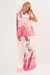 STAR Pink Floral Pleated Top | StarByJM 1