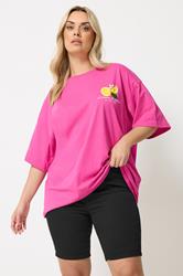 YOURS Plus Size Black Pull On Stretch Denim Cycling Shorts | Yours Clothing 3