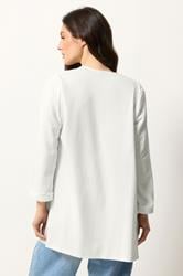 M&Co White Textured Jersey Jacket | M&Co 2