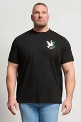 BadRhino Big & Tall Black Dove Graphic T-Shirt | BadRhino 2