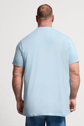 BadRhino Big & Tall Chambray Blue Extra Long Core T-Shirt | BadRhino 2