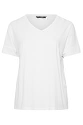 EVANS ESSENTIAL 3 Pack Navy & White T-Shirts | Evans 7