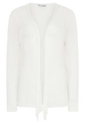 M&Co White Textured Lightweight Cardigan