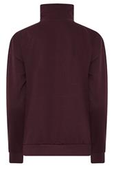 PixieGirl Petite Women's Dark Red Embroidered '22' Slogan Funnel Neck Sweatshirt | PixieGirl  2
