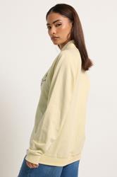 PixieGirl Petite Women's Yellow Cotton Snoopy Embroidered Sweatshirt | PixieGirl 2