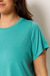 YOURS 3 PACK Plus Size Teal Blue & Pink Core T-Shirts | Yours Clothing 8